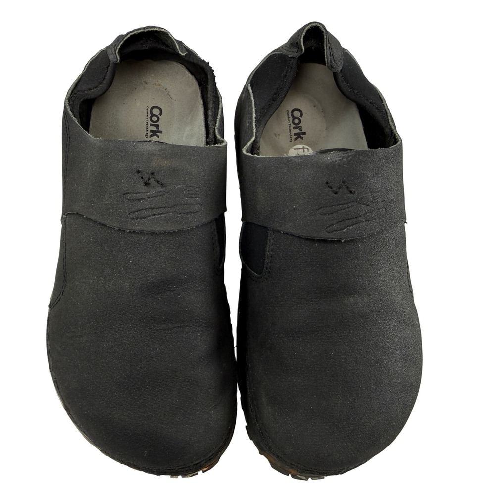OTZ Chef Clog Culinary Brigade MADLIB black leather Vibram Size 36/6 Comfort - Picture 2 of 12